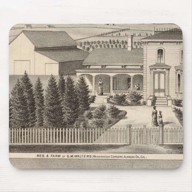 Alfombrilla De Ratón Walters, Crowell residences, granja (Frente)
