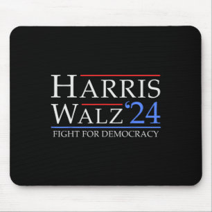 Alfombrilla De Ratón Walz 2024 Salven la democracia 2024 Funny Harri