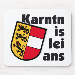 Alfombrilla De Ratón Wappen Österreich Kärnten Is lei ans Dialekt