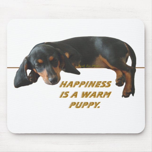Alfombrilla De Ratón Warm Puppy Happiness Mouser Pad (Frente)