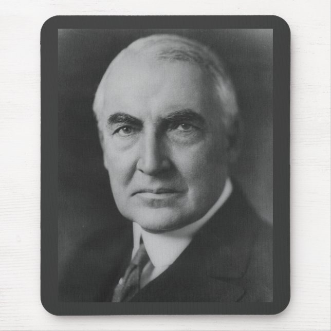 Alfombrilla De Ratón Warren G. Harding 29th President (Frente)