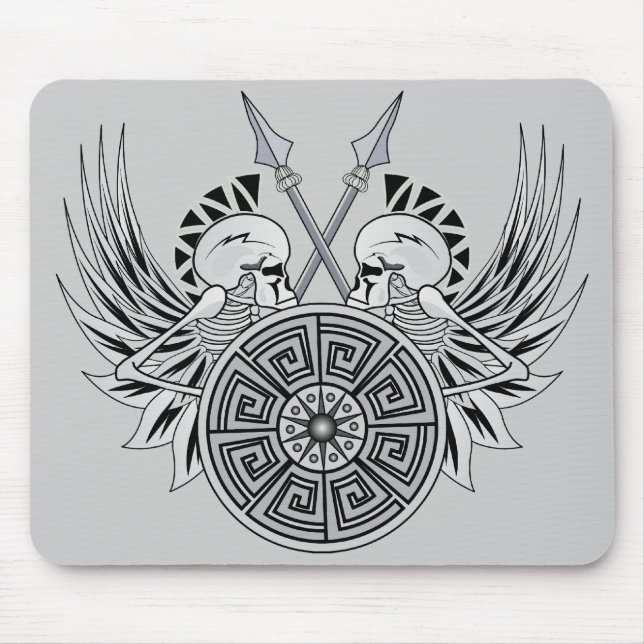 Alfombrilla De Ratón Warrior Skulls (Frente)