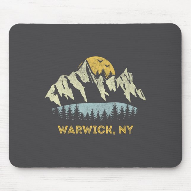 Alfombrilla De Ratón Warwick New York Mountain Sunset Sunrise Ny  (Frente)