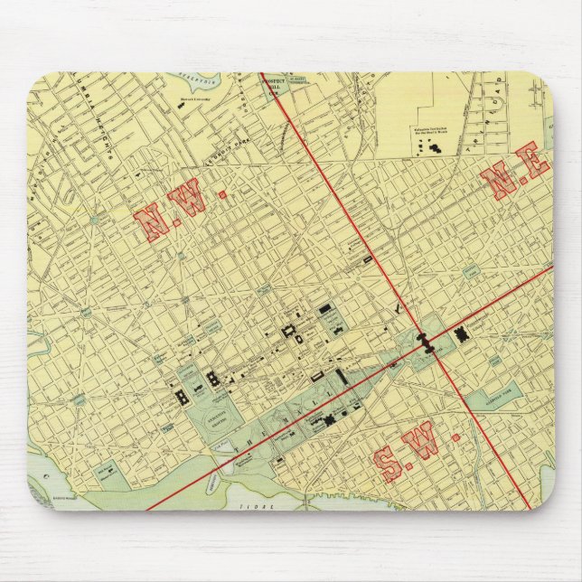 Alfombrilla De Ratón  Washington, DC (Frente)