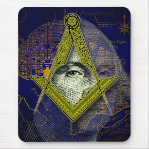 Alfombrilla De Ratón Washington masónico Mousepad
