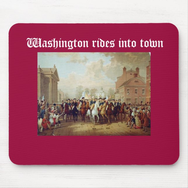 Alfombrilla De Ratón Washington se dirige a la ciudad (Frente)