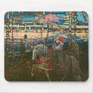 Alfombrilla De Ratón Wassily Kandinsky La Pareja Montada Arte Ruso