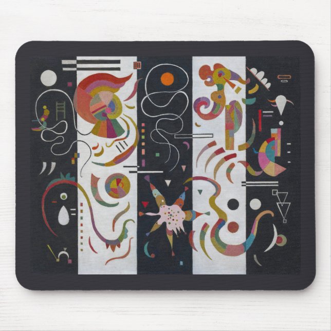 Alfombrilla De Ratón Wassily Kandinsky , " STRIPE " (Frente)
