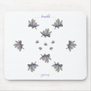 Alfombrilla De Ratón Water Lily Flower Maureen Girard Lotus Meditation