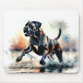 Alfombrilla De Ratón Watercolor Cane Corso dog