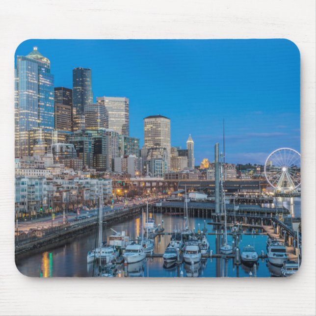 Alfombrilla De Ratón Waterfront y Downtown (Frente)