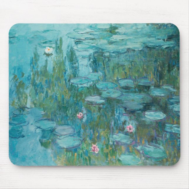 Alfombrilla De Ratón Waterlilies (Claude Monet, 1915) (Frente)