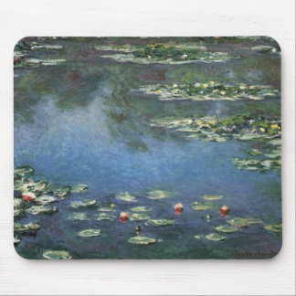 Alfombrilla De Ratón Waterlilies por Claude Monet, Flores de época
