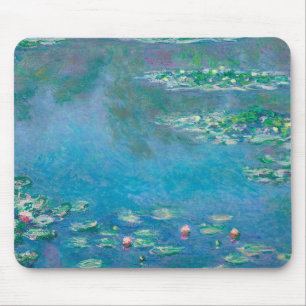 Alfombrilla De Ratón Waterlilies por la pintura Bella Artes de Claude M