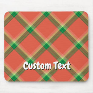 Alfombrilla De Ratón Watermelon Tartan Mouse Pad