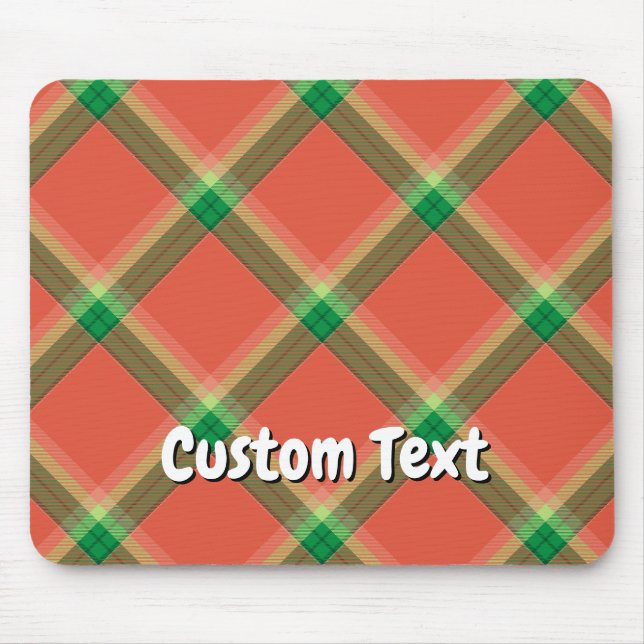 Alfombrilla De Ratón Watermelon Tartan Mouse Pad (Frente)