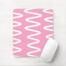 Wave No. 6 - Mouse Pad (Flamingo Pink)