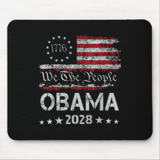 Alfombrilla De Ratón We The People Obama President 2028 Vintage Us Flag