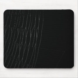 Alfombrilla De Ratón Web blanca con fondo negro