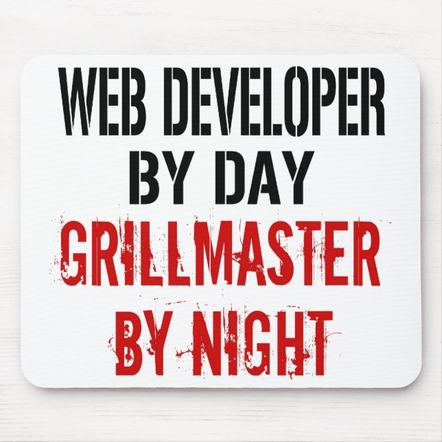 Alfombrilla De Ratón Web Developer Grillmaster (Frente)