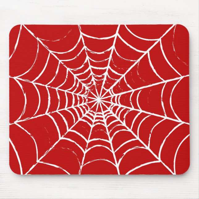 Alfombrilla De Ratón Web roja (Frente)
