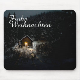 Alfombrilla De Ratón Weihnachtsgrüße mit Hexenhaus