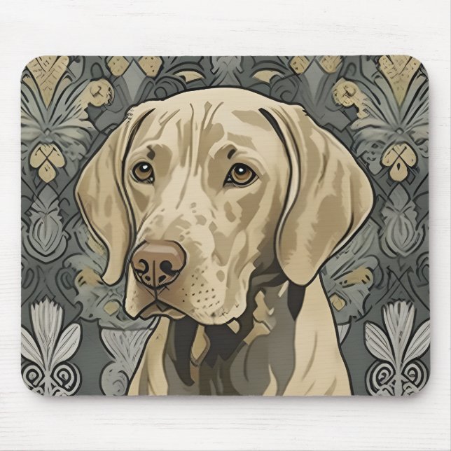 Alfombrilla De Ratón Weimaraner AI Mouse Pad (Frente)
