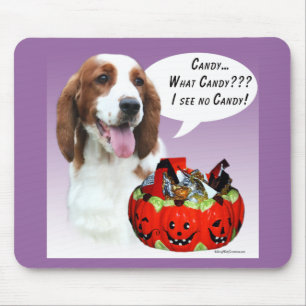 Alfombrilla De Ratón Welsh Springer Spaniel Halloween Candy