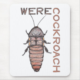 Alfombrilla De Ratón Werecockroach Mousepad