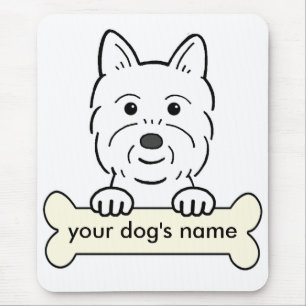Alfombrilla De Ratón Westie personalizado