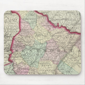 Alfombrilla De Ratón Westmoreland, condados de Fayette