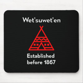 Alfombrilla De Ratón Wetsuweten Establecido Antes De 1867 Silhouette Da