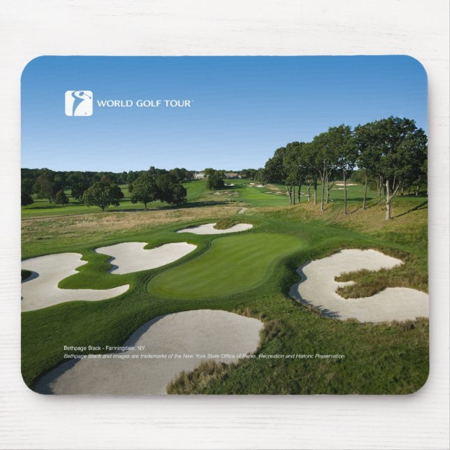 Alfombrilla De Ratón WGT Bethpage Mousepad negro 02 (Frente)