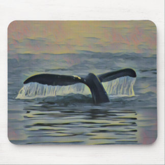 Alfombrilla De Ratón Whail Tail En Sunset