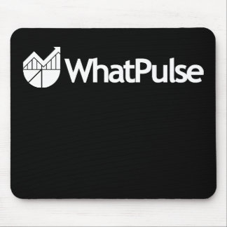 Alfombrilla De Ratón WhatPulse Mousepad - negro