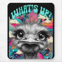 Alfombrilla De Ratón Whats Up? Ostrich - Mouse Pad