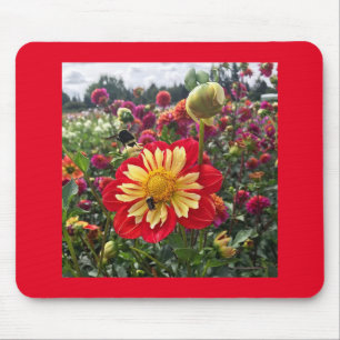 Alfombrilla De Ratón Wheels Dahlia