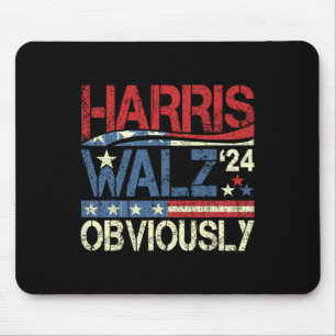 Alfombrilla De Ratón ¡Wheimer Obviamente! Harris Waltz 2024 Elecciones 