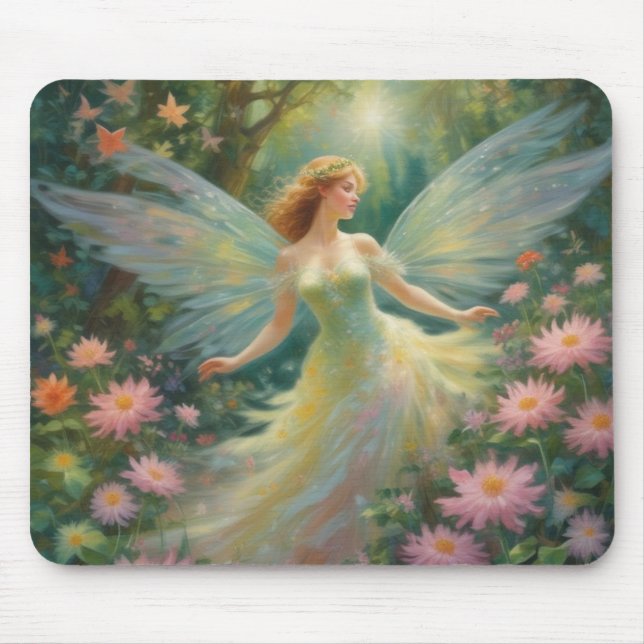 Alfombrilla De Ratón Whimsical Fairy Mousepad (Frente)