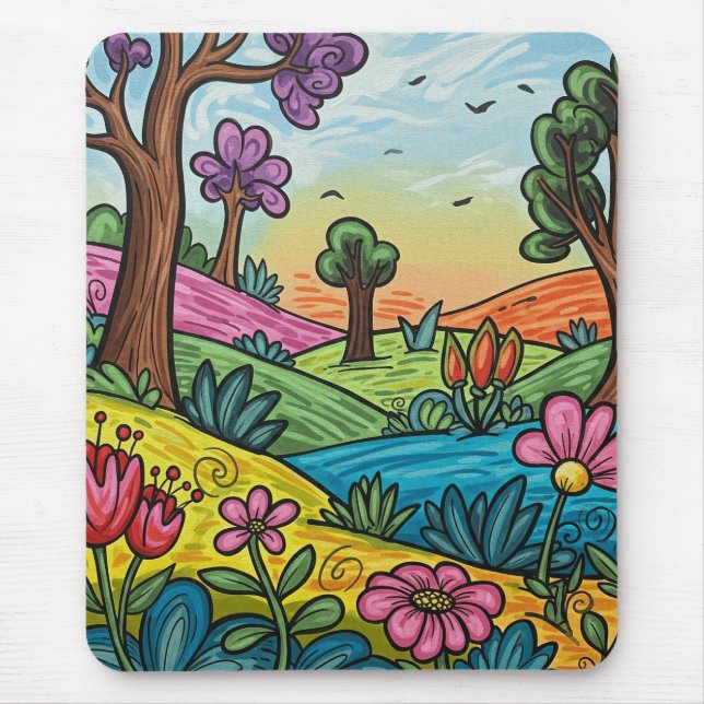 Alfombrilla De Ratón Whimsical Wonderland (Frente)