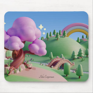 Alfombrilla De Ratón Whimy Fairtale Paisaje Almohadilla del Ratón