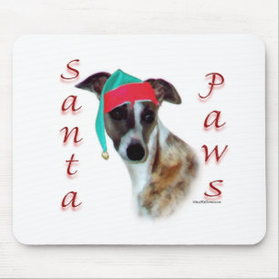 Alfombrilla De Ratón Whippet Santa Paws