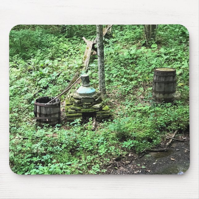 Alfombrilla De Ratón Whiskey aún en Mabry Mill, VA (Frente)