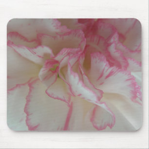 Alfombrilla De Ratón White and Pink Carnation Mousepad