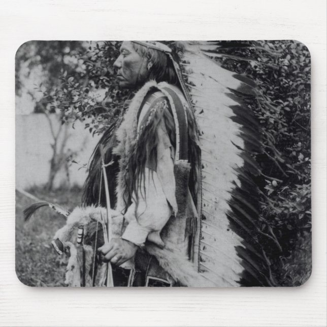 Alfombrilla De Ratón White Wolf, jefe del Comanche, c.1891-98 (Frente)