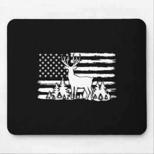 Alfombrilla De Ratón Whitetail Buck Deer Cazando Camisas Vintage Estado
