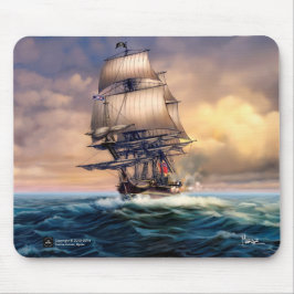 Alfombrilla De Ratón Whydah Gally Histórico Barco Pintando Mousepads de