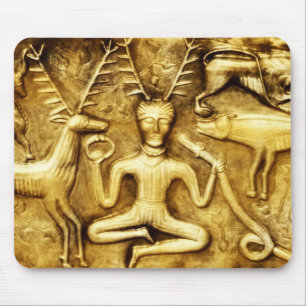 Alfombrilla De Ratón Wicca Rustica: Caldera Cernunnos de Gundestrup