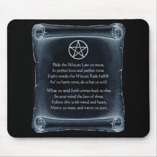Alfombrilla De Ratón Wiccan Rede Mousepad