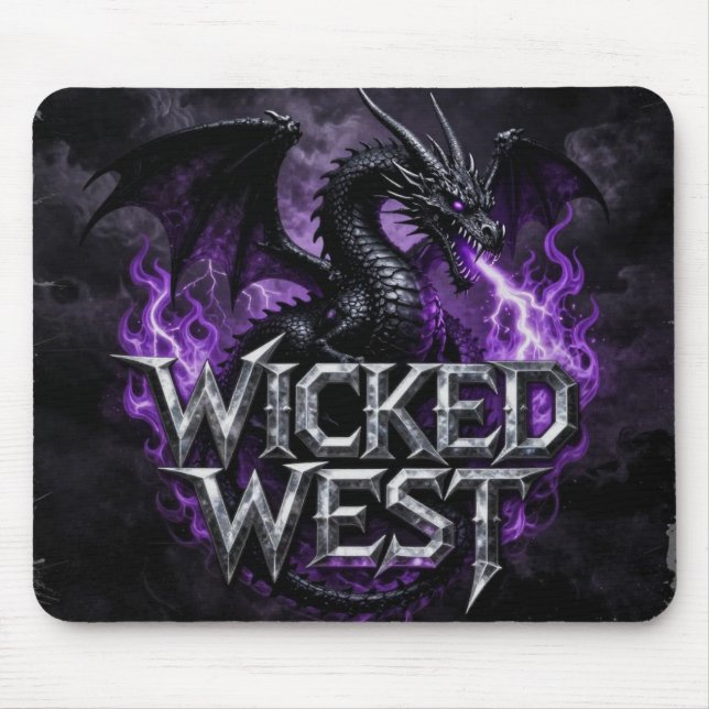 Alfombrilla de ratón Wicked West (Frente)